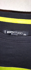 Roku Studio City Shirt Men’s 3XL Black Short Sleeve Stretch Urban Hip Hop Style