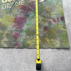 Vintage 90s Paddle Ocee River Shirt L Tie Dye Skull River Tennessee Rafting