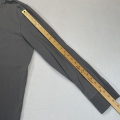 Brooks Brothers Shirt Mens 2XL Gray Long Sleeve Henley Golden Fleece Logo Tee