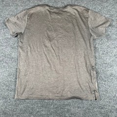 Puma T-Shirt Mens Size M Gray Big Logo Short Sleeve Athletic Gym Activewear