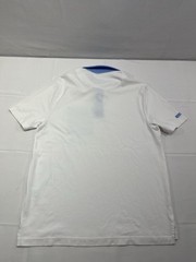 Good Good Golf Polo Shirt Men’s Size Medium White / Blue Contrast Collar Pocket