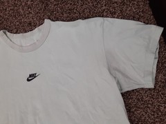 Nike Sportswear Premium Essential Mint Center Stitch Logo Cotton Shirt XL Max 90