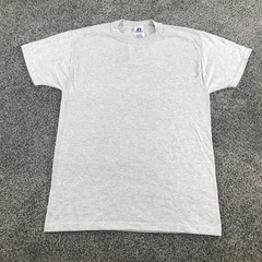 Vintage Russell Athletic Shirt Mens Small Heather Gray Nublend Tee Crew Neck