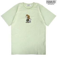 Peanuts Snoopy & Peppermint Patty Embroidery T Shirts S/M/L 3 Colors Variation