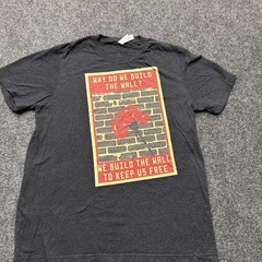 Trump Build The Wall New Men’s Shirt Make America Great Again Size L