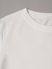 Men’s XL Casual White, Crew Neck, Regular Fit, Slight Stretch Fabric, t shirt