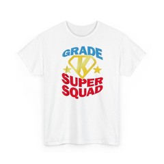 Kindergarten Super Squad Superhero Teacher T-Shirt