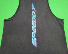VINTAGE Speedo Men’s Size L Black Swimmer Swimming Tank Top Made In USA