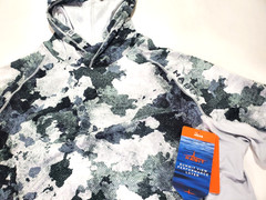 Habit Mens XL Summit View Hooded UPF 50+ Performance Layer Cloudfire Camo NWT