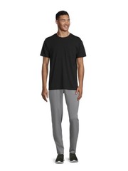 ATHLETIC WORKS Men’s L (42-44) Tri-Blend Pocket Tee Short Sleeve • Rich Black