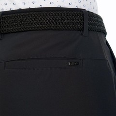 Greg Norman Men’s Stretch Flat Front Lightweight Short – 4-Way 30, Black