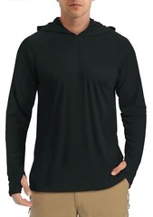 UPF50+ Men’s Long Sleeve Sun Skin Protection T-Shirts Outdoor Fishing Hoodies