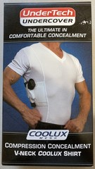 UnderTech Undercover Men’s Concealed Carry T-Shirt (V-Neck Coolux Mesh)