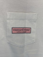 Vineyard Vines Men’s 2XL Classic Logo Box White Cap Pocket T Short Sleeve NWT