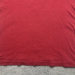 Hollister Tshirt Men’s Red Logo Crew Neck Short Sleeve Cotton Poly Blend Size M