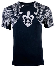 Xtreme Couture Affliction Men’s T-Shirt AEROSMITH Black Wings Biker Tattoo MMA