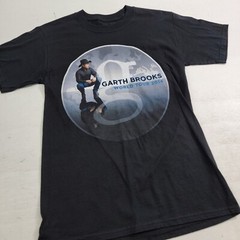 Garth Brooks Shirt Black Country Music Concert 2014 World Tour Rodeo Men’s Sz S