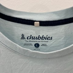 Chubbies Mens Large T Shirt Mint Green Wake Up The Weekend Has Arrived Rooster