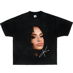 Kehlani Face Boxy Vintage Boxy Tee Shirt oversized t-shirt streetwear y2k