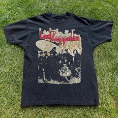 Vintage Led Zeppelin Album 2 Black Unisex T-shirt Size S-5XL