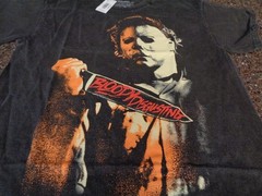Michael Myers 🎃 Bloody Disgusting Large T-shirt Halloween 2 Sided Pure Evil NWT