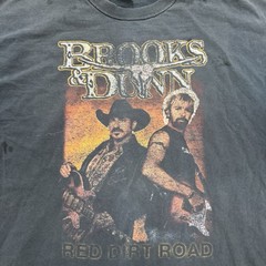 Vintage Brooks & Dunn Electric Rodeo Tour Double Sided Concert Shirt Size XL
