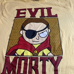 SIZE MEDIUM-UNISEX-Rick and Morty Cartoon Network Adult Swim Graphic T-Shirt