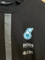 Mercedes AMG Petronas F1 black Formula 1 T-shirt short sleeve cotton Medium M