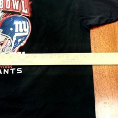 Reebok Super Bowl XLII T-Shirt 2XL Black New England Patriots New York Giants NF