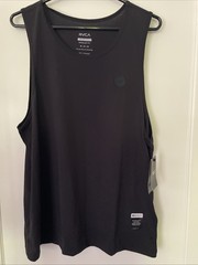 New RVCA Sport Active Tank Top Gym Running Street Style Men’s Shirt Size M