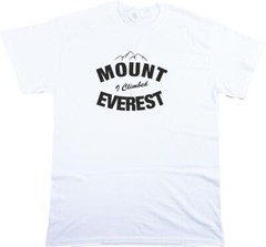 Mount Everest T-Shirt – Hiking, Climbing, Mountain, Various Colours