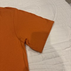 Jordan Large Jumpman Embroidered T-Shirt DC7485-805 Gym Orange/White NWT