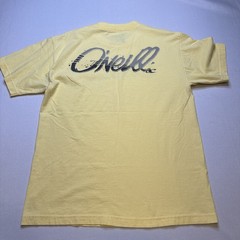 O’neill Shirt Size M Soft Yellow Surfing First Name in the Water Cotton #0085