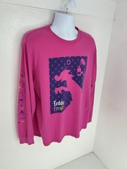 Teddy Fresh X Looney Tunes Pink Shirt Size Large Sylvester Tweety Streetwear