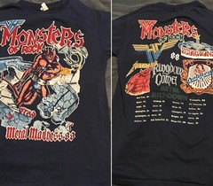 1988 Remake Monsters Of Rock Tour T-shirt Navy tee Unisex tee NH22916