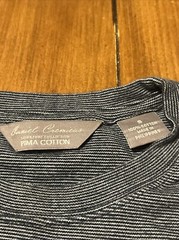 NWOT Daniel Cremieux Men’s S 100% Pima Cotton Blue LS Nice Crew Neck Mid Weight