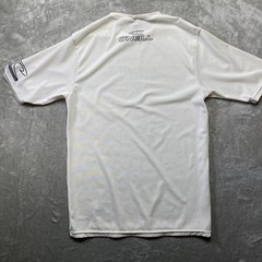 O’Neill UV Protection Rash Guard Men’s Medium White Surf Swim Shirt 50+ UPF Slim