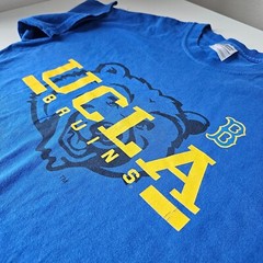UCLA Bruins T-Shirt Blue Bear Gildan Sz L NCAA College Tee