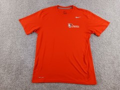 Nike Dri Fit Medium Mens Short Sleeve T-Shirt BG Recreation & Wellness Orange