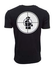 1991 PUBLIC ENEMY CROSSHAIR VINTAGE LOOK BLACK T-SHIRT
