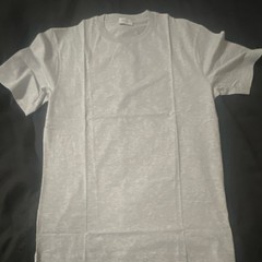 håndværk Men’s Gray Crew Neck Short Sleeve Cotton Jersey T-Shirt Size S