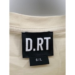 D.RT Men’s Beige-Red Choose Your Own Adventure Logo Crewneck T-Shirt SZ L