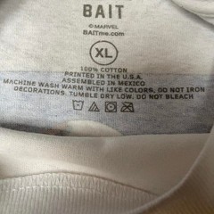 Marvel X Bait Doctor Strange Men’s Women’s Unisex White T-Shirt XL