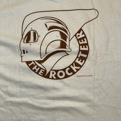 The Rocketeer Dave Stevens Graphitti Comics T-Shirt Vintage 91 Single Stitch XL