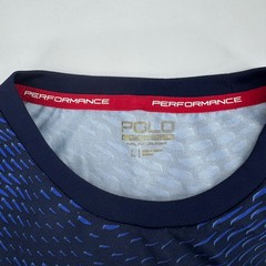 Polo Ralph Lauren USA Performance T-Shirt Mens Large Blue Graphic Polo Sport Tee