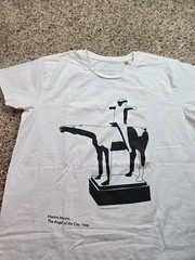 Peggy Guggenheim Collection T Shirt Large Mens White Short Sleeve Marino Marini