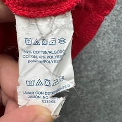 Polo Ralph Lauren Thermal Shirt Mens XL Red Long Sleeve Waffle Thermal Fleece