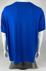 Athletic Works Men’s 2XL (50-52) Solid Blue T-Shirt Lightweight Breathable