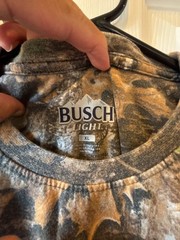 Busch Light RealTree Camo All Over Print Graphic T-Shirt