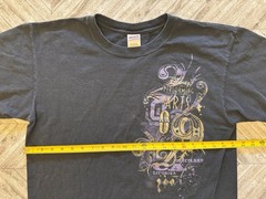VTG Disneyland T-Shirt Mens Large Black Graphic Faded Streetwear Y2K
